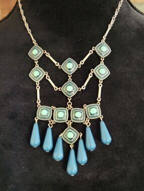 Great Northwest Clothing Co. Turquoise colored beaded Necklace